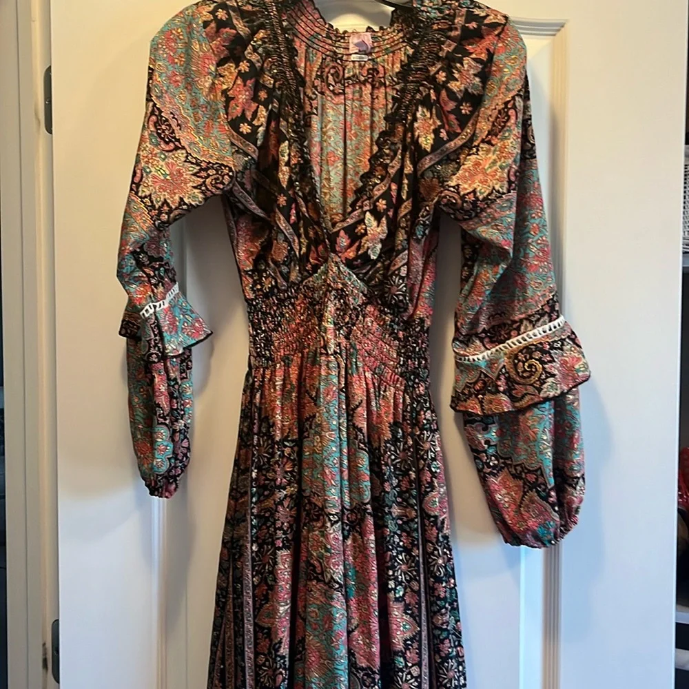 Cienna bohemian maxi dress size small - Picture 1 of 6